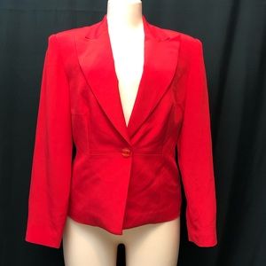 Hugo Buscati silk Blazer Red woman’s 8 coat top